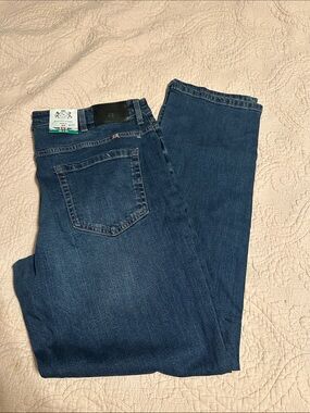 English Laundry Men's Indigo Straight Jeans